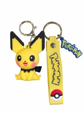 Pichu Yellow Keychain Set